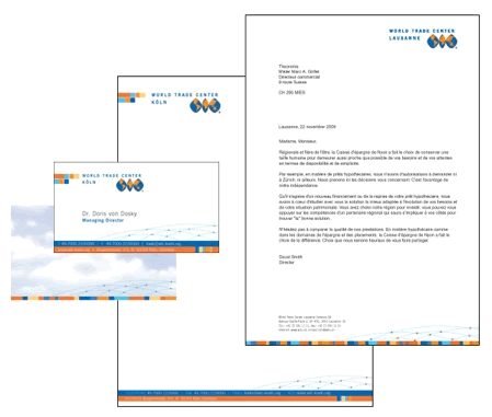World Trade Centers Stationary